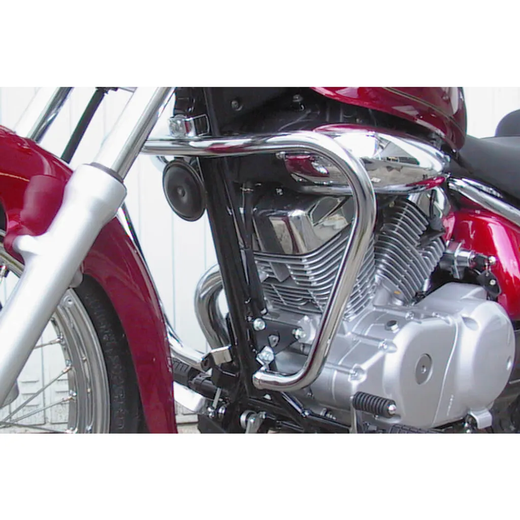 Protection Moteur FEHLING en Acier Chromé pour Suzuki VL 125 LC Intruder 30mm