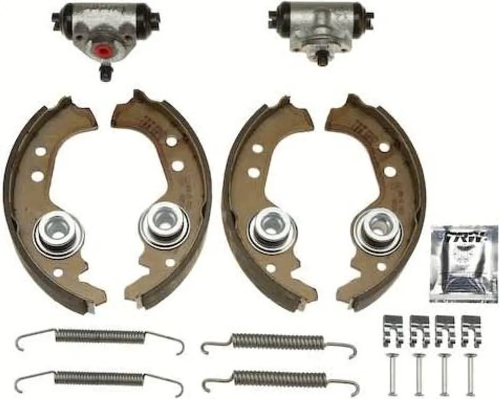 TRW BK1726 Jeu de mâchoires de frein arrière pour Fiat Panda et Uno
