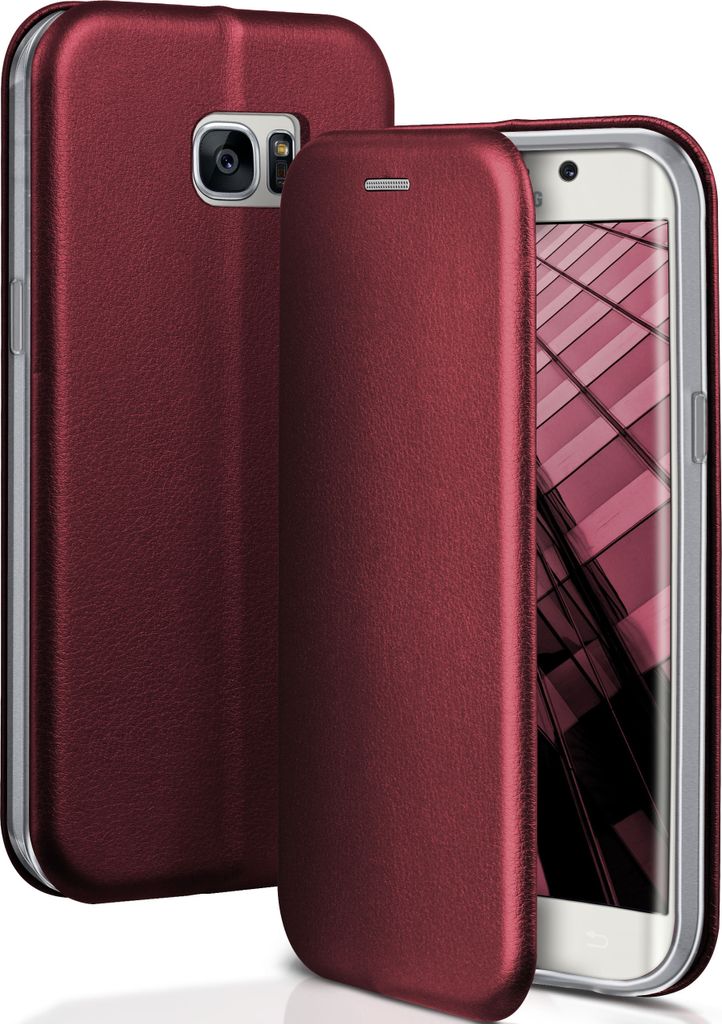 BUSINESS-Case für Samsung Galaxy S7 Edge, Farbe:Burgund - Red