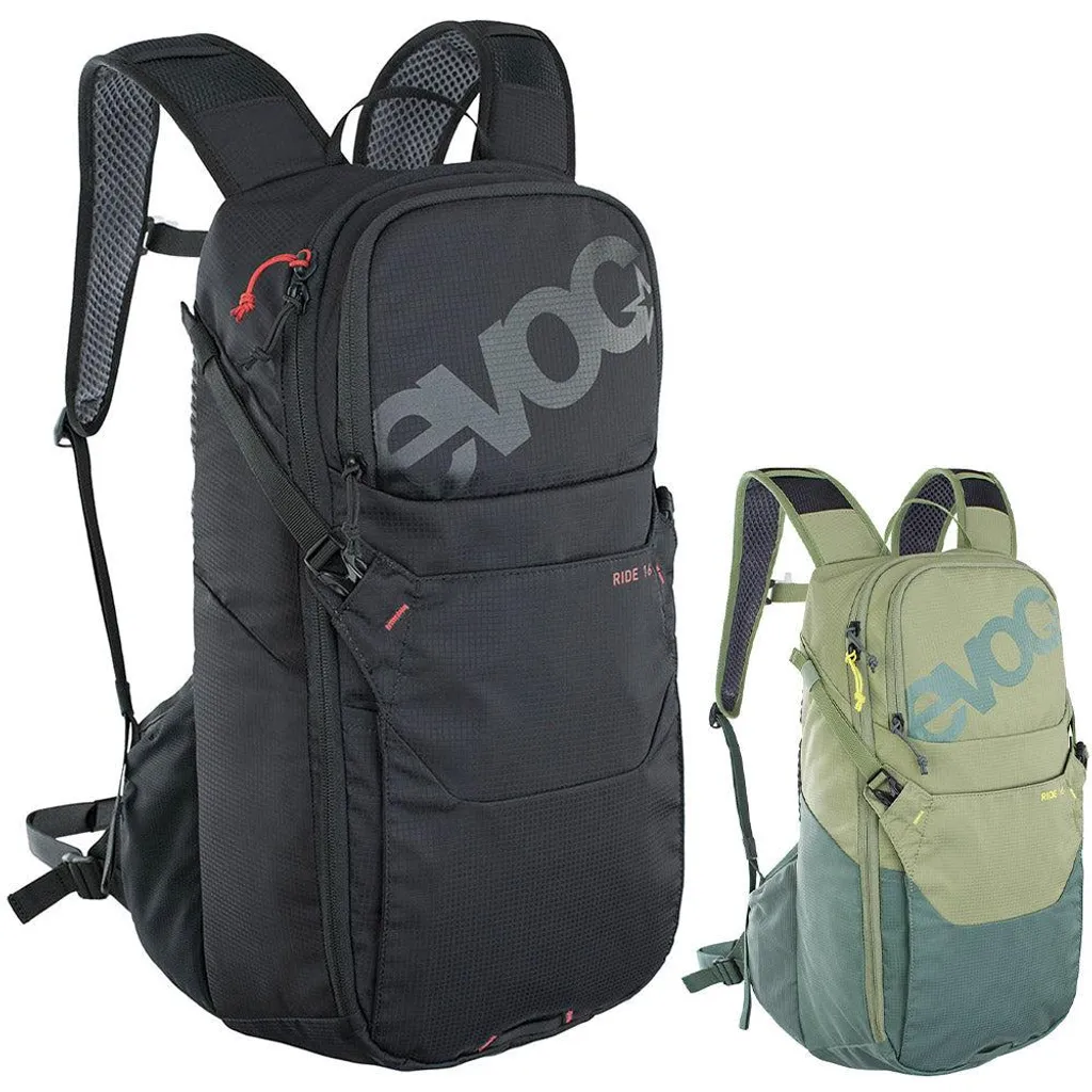 EVOC Ride 16L - Sac à dos de vélo Noir avec compartiment hydratation - 8