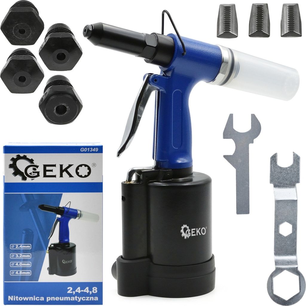 GEKO Pneumatická nýtovačka, nýtovací pistole 2.4-4.8mm Obrázek produktu 