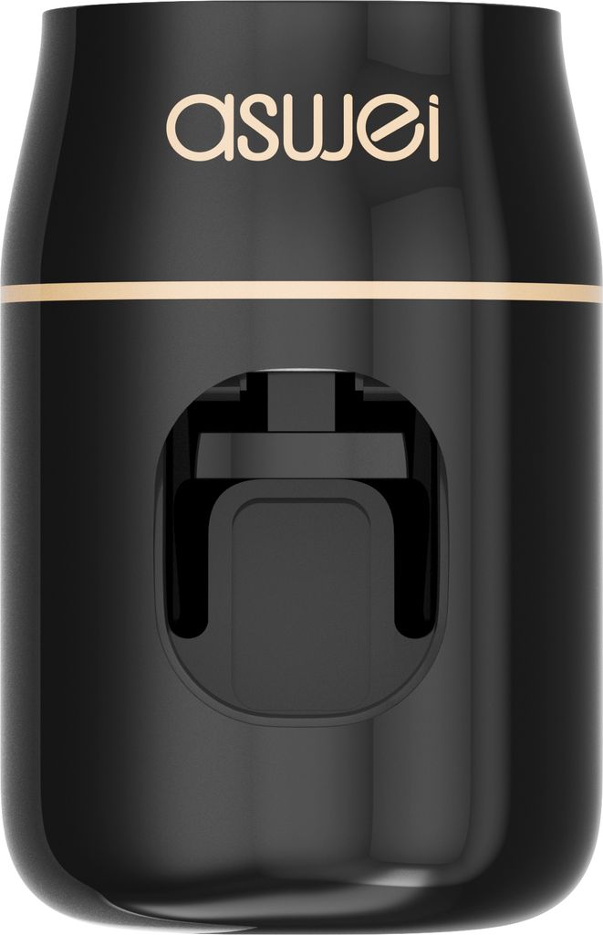 Granitan | Automatischer Zahnpastaspender - Schwarz - Hygienisch - Einfach zu montieren - Modernes Design