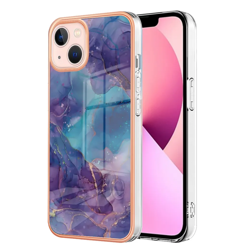 Custodia iPhone 13 Viola Antiurto - Cover Morbida in Silicone per Bambini