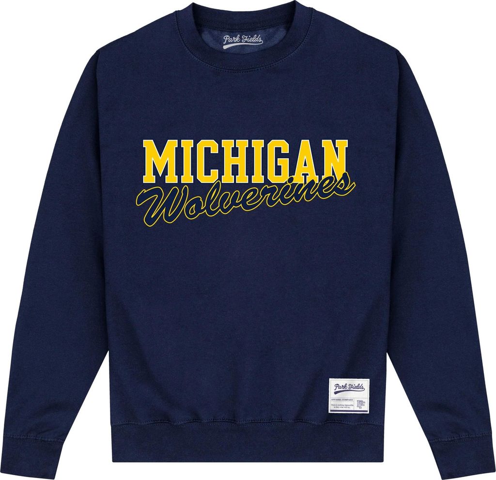 Michigan Wolverines - Sweatshirt für Herren/Damen Uni PN634 (M) (Marineblau)