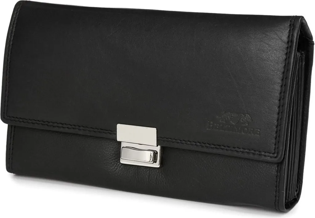 Portefeuille Cuir Noir Beltimore – Dites Adieu aux Poches Bombées