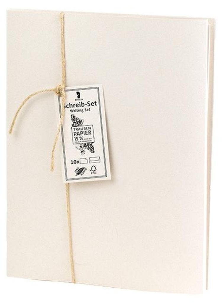 RÖSSLER Briefpapier Set Tarra Grape 10 Blatt/10 Briefumschläge