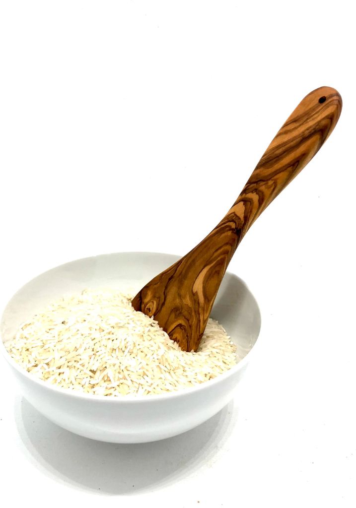 Reislöffel aus Olivenholz Produktbild 