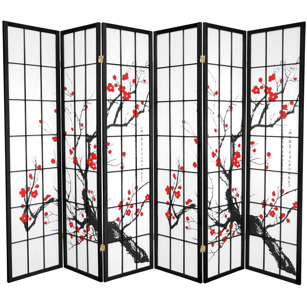 Fine Asianliving Japonský paraván, priestorový delič Shoji Obrázok produktu 