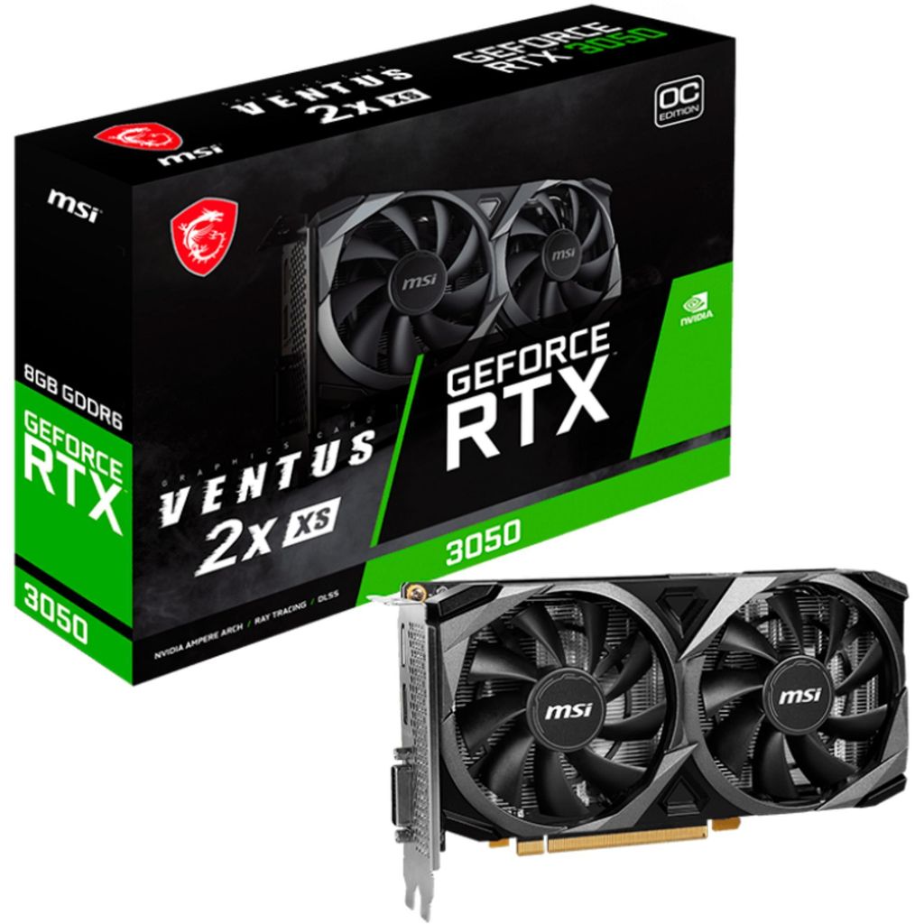 Msi Rtx3050 Ventus 2X Xs Oc        8Gb Gddr6 Hdmi Dvi Dp Obrázek produktu 