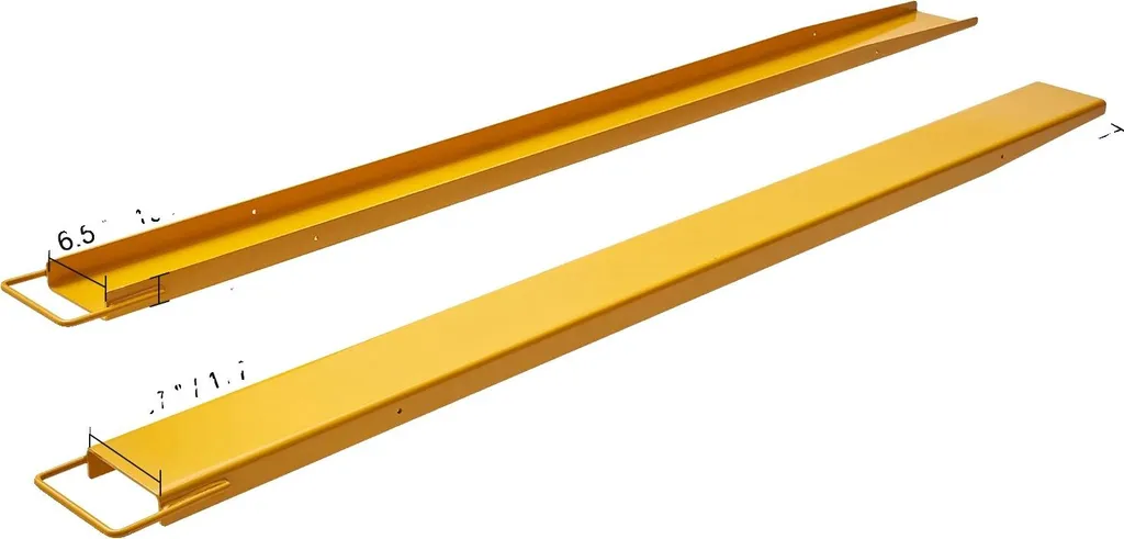 Extensions de fourches pour élévateur robuste 96 x 6,5 pouces