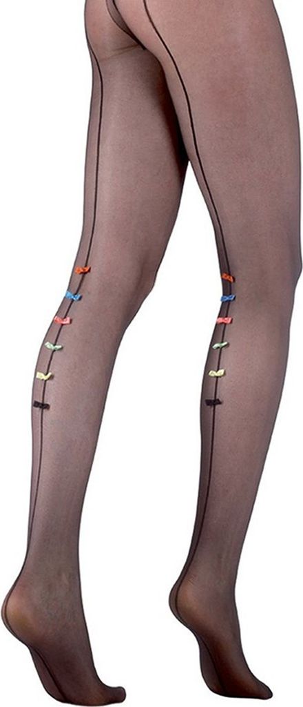 Mura Sommer-Strumpfhose mit rückwertiger Naht FIOCCHI RIGA 20 DEN black-M