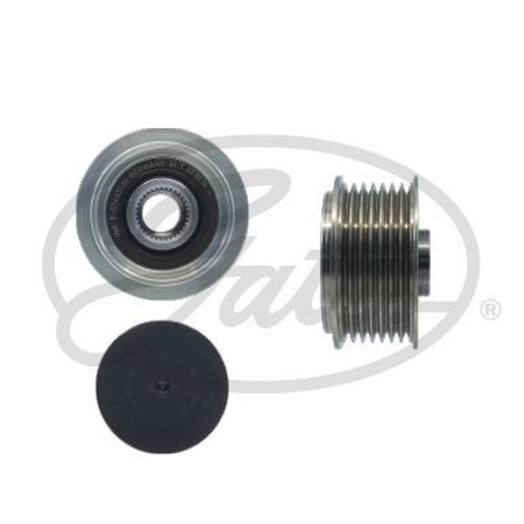 GATES Generatorfreilauf Riemenscheibe Lichtmaschine für HYUNDAI H-1 Travel (TQ) Ø65mm