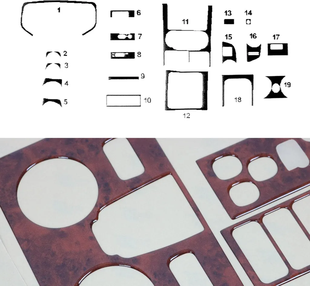 Accessori Interni Isuzu D-Max 2008-2012 Radica 19pz - Pronti all'Uso