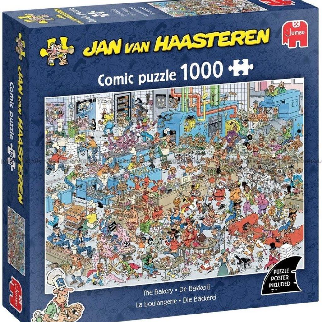 Jan van Haasteren, La boulangerie, puzzle de 1000 pièces Image du produit 