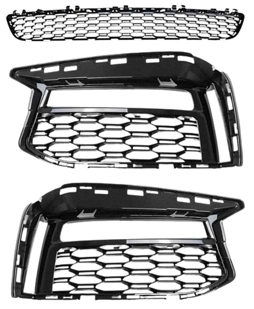 SET Lüftungsgitter GITTER Stoßstange vorne Für BMW 5 G30 G31 M-Paket
