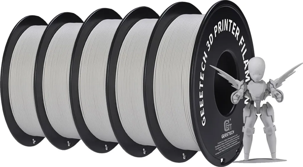 Filamento Grigio Opaco PLA 1.75mm - Stampa 3D Senza Problemi