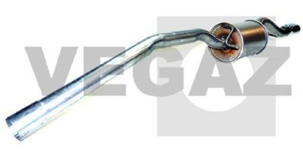VEGAZ MS-389 Endschalldämpfer passend für MERCEDES-BENZ B-Klasse (W245) Auspuff