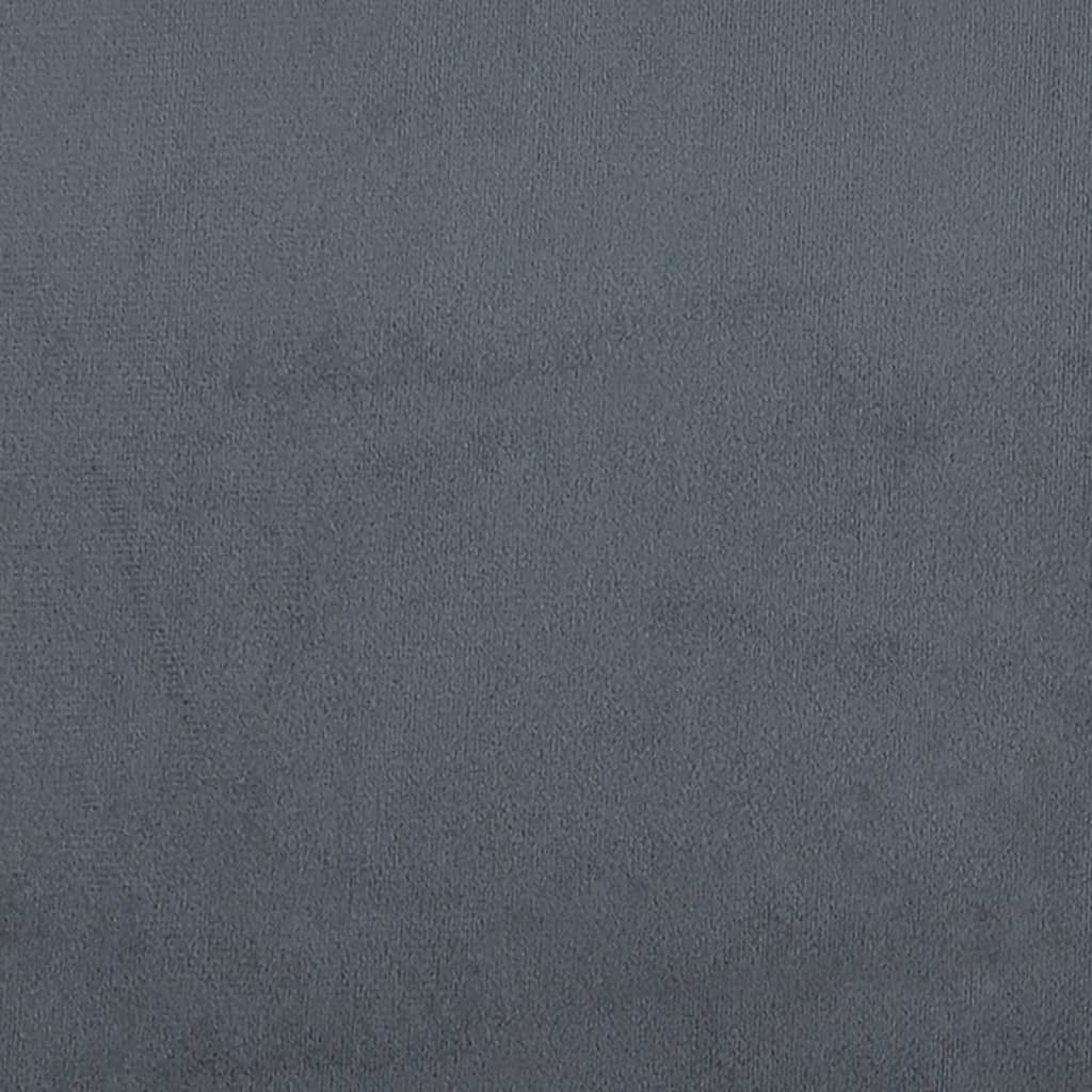 vidaXL Bodensofa mit Schlaffunktion Dunkelgrau 122x204x55 Produktbild 3