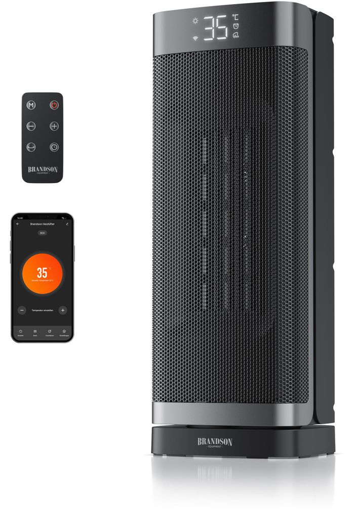 Riscaldatore ceramico Brandson da 2000 W con Wi-Fi e Immagine del prodotto 