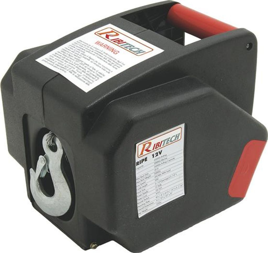 Treuil électrique voiture 12v - Ribitech - PE12V - Image du produit 