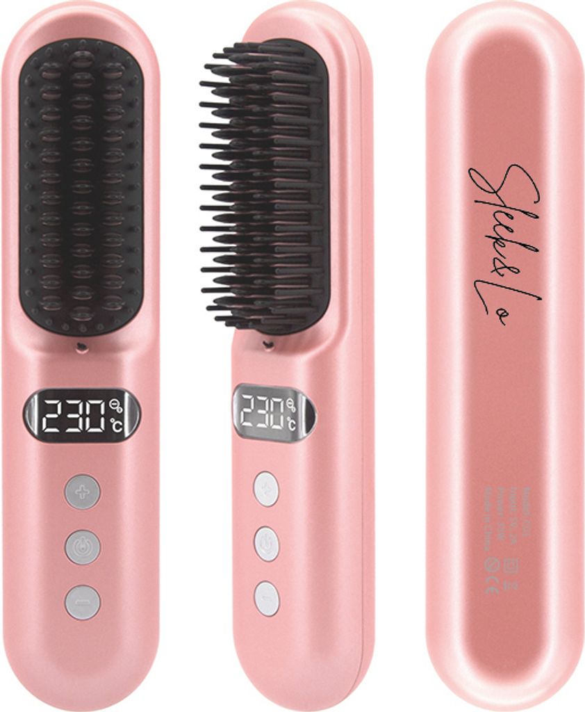 SLEEK & LO | SLEEK BRUSH. - Elektrischer, tragbarer Friseur Haarstyler