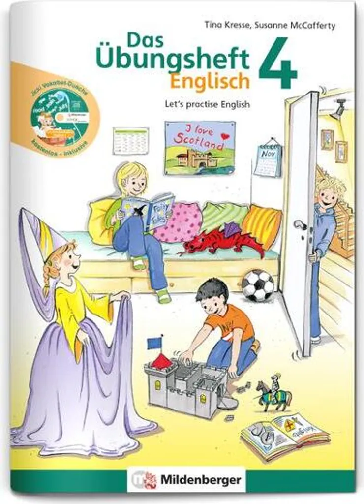 Méthode anglais CM1 Das Übungsheft 4 avec exercices et corrigés
