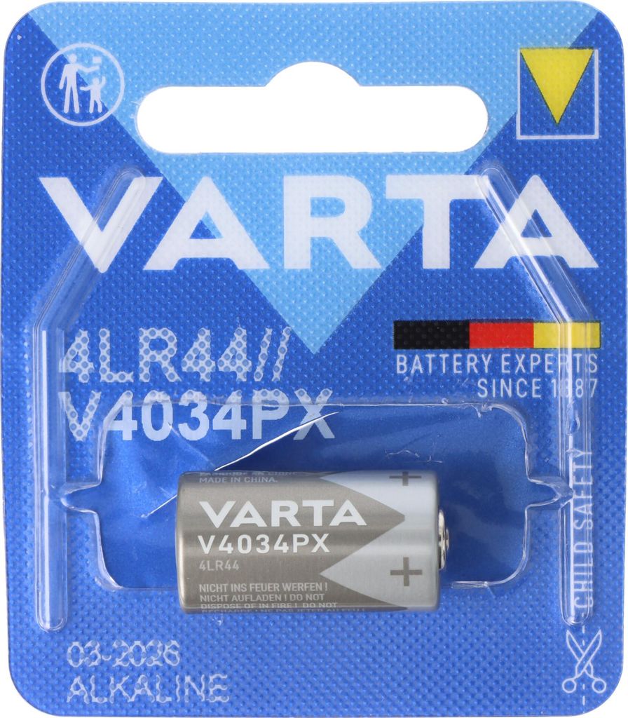VARTA Electronics Batéria V4034 X Obrázok produktu 