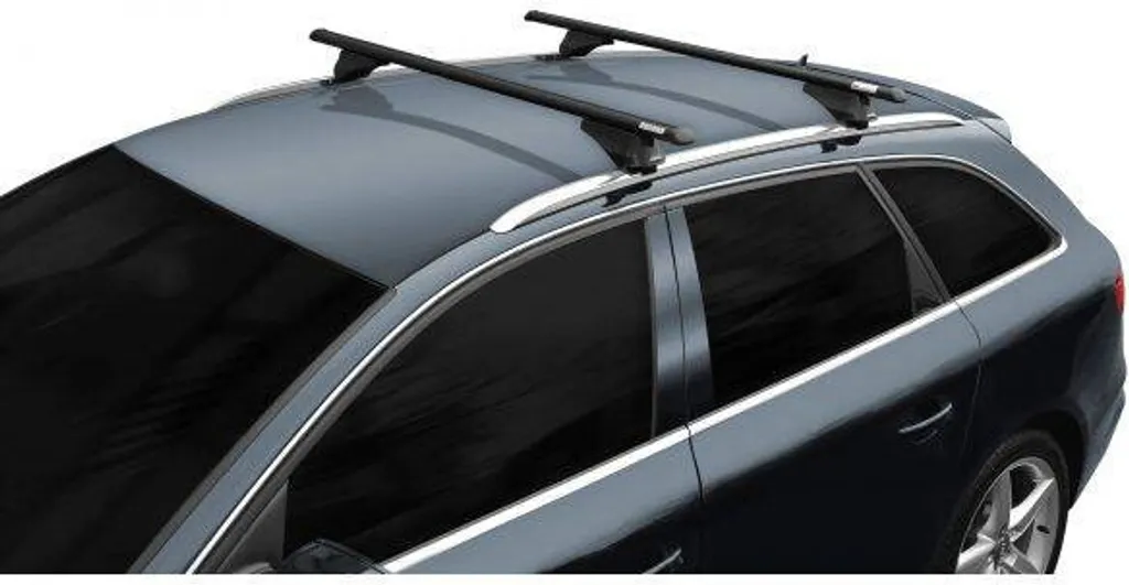 Menabo Tiger Black XL portapacchi/portatutto compatibile con Opel Insignia Sportourer 2009-2013