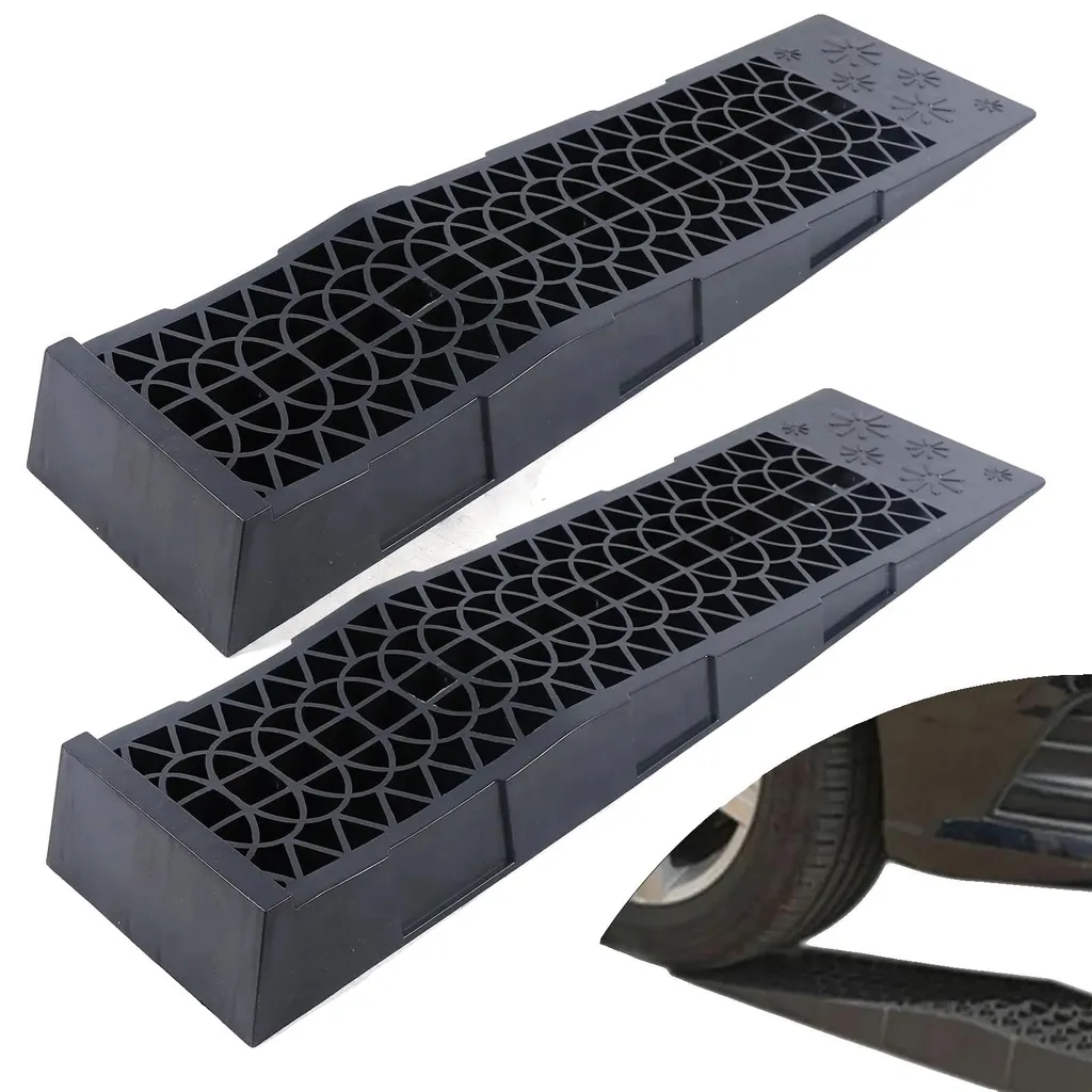 Rampe de levage auto en PP 3t dimensions 70x20x8 cm pour garage
