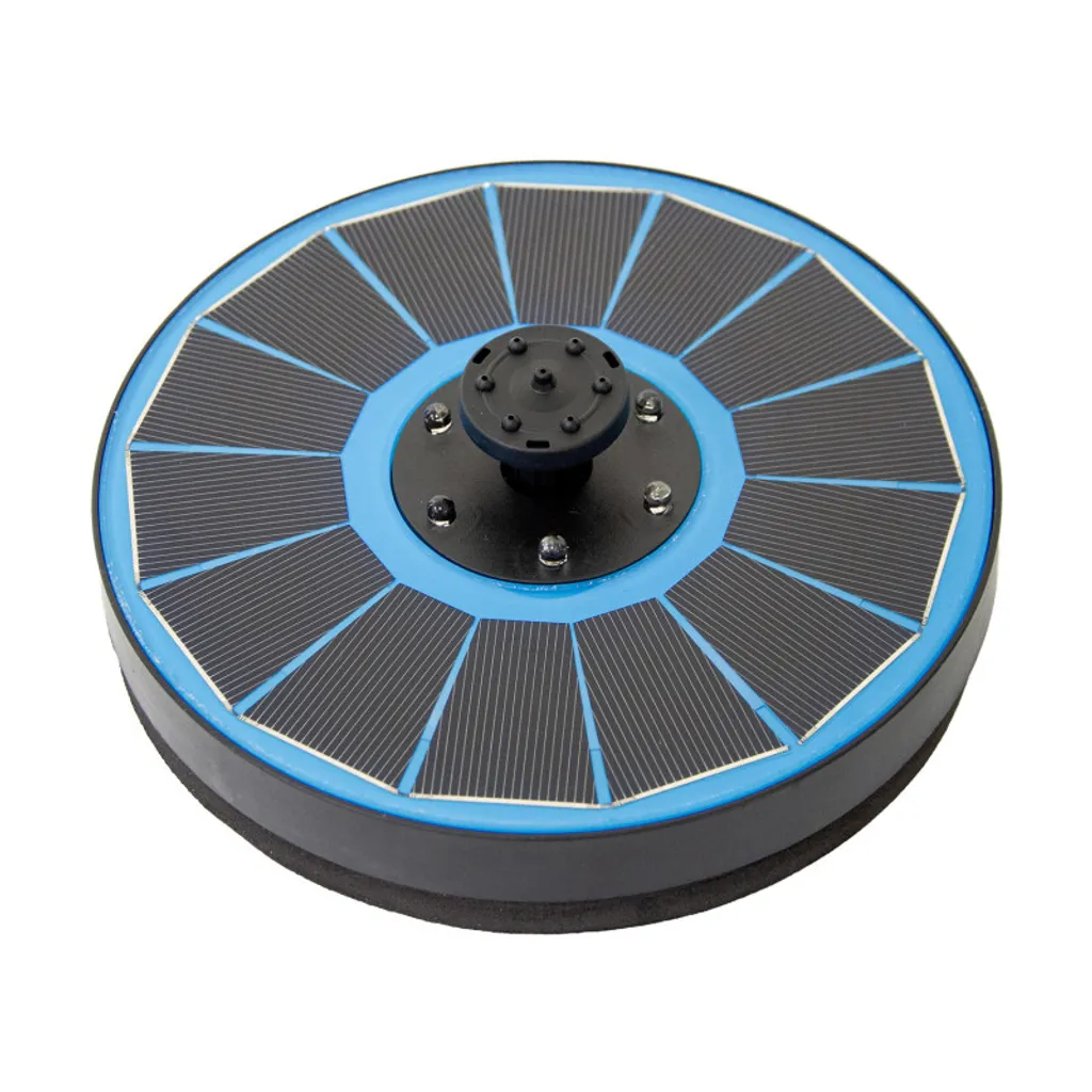 Fontaine solaire flottante pour bassin 160 mm et éclairage LED 4iQ
