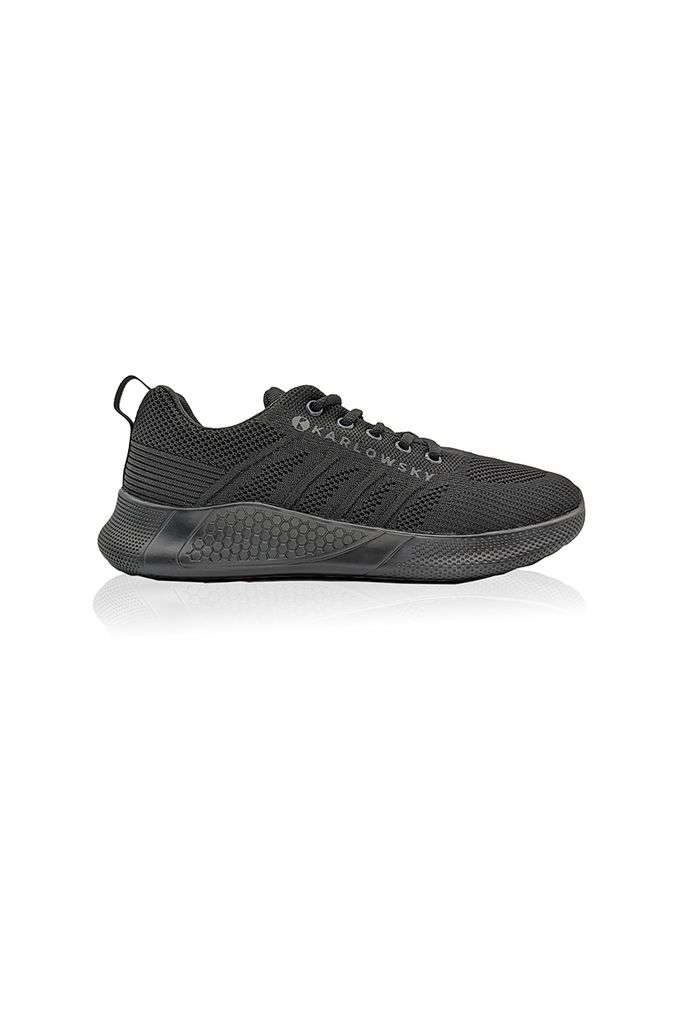 KARLOWSKY Unisex Berufsschuhe SOFT-RUN Schnürung Textil Schwarz 42