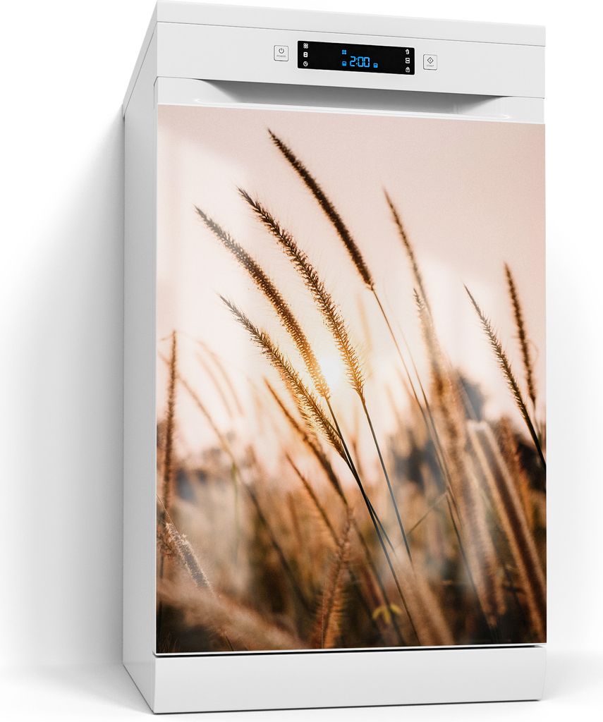 DEQORI Magnetmatte Spülmaschine Standard 60x80 cm 'Goldenes Abendgras' Magnetfolie