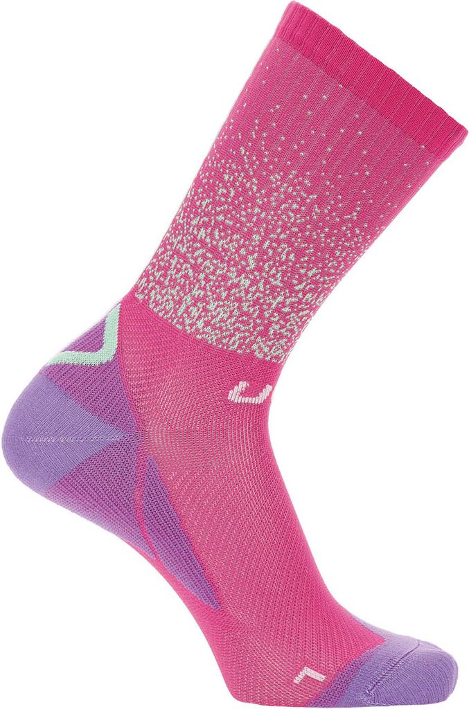 UYN Aero Fahrradsocken Damen pink/violet 41-42