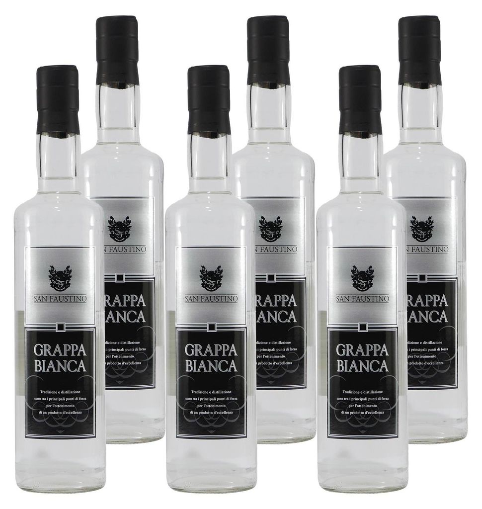 San Faustino Grappa Bianco (6 x 0,5L)