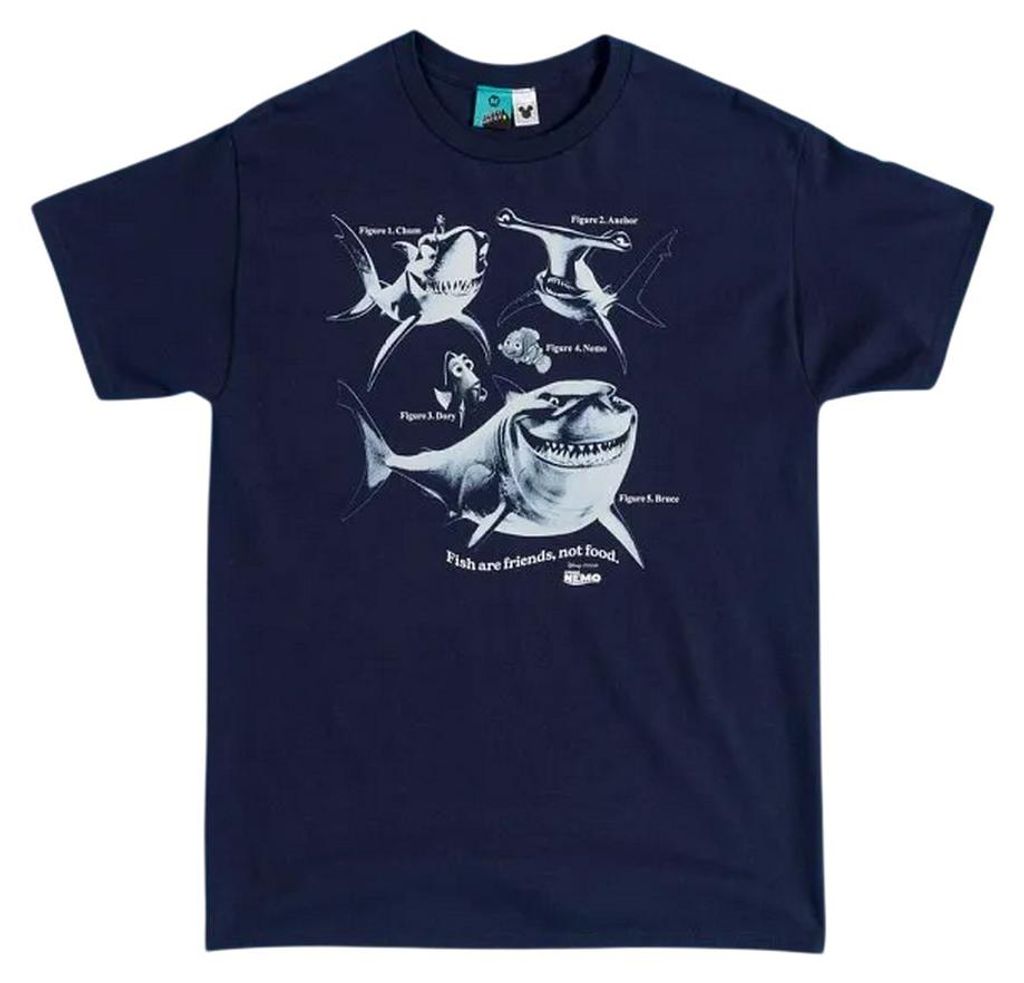 Finding Nemo - T-Shirt für Herren/Damen Uni TT1161 (S) (Blau)