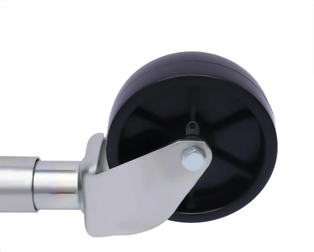 Roue jockey 540 kg en acier au carbone - Roue 15,24 cm ultra robuste - 11