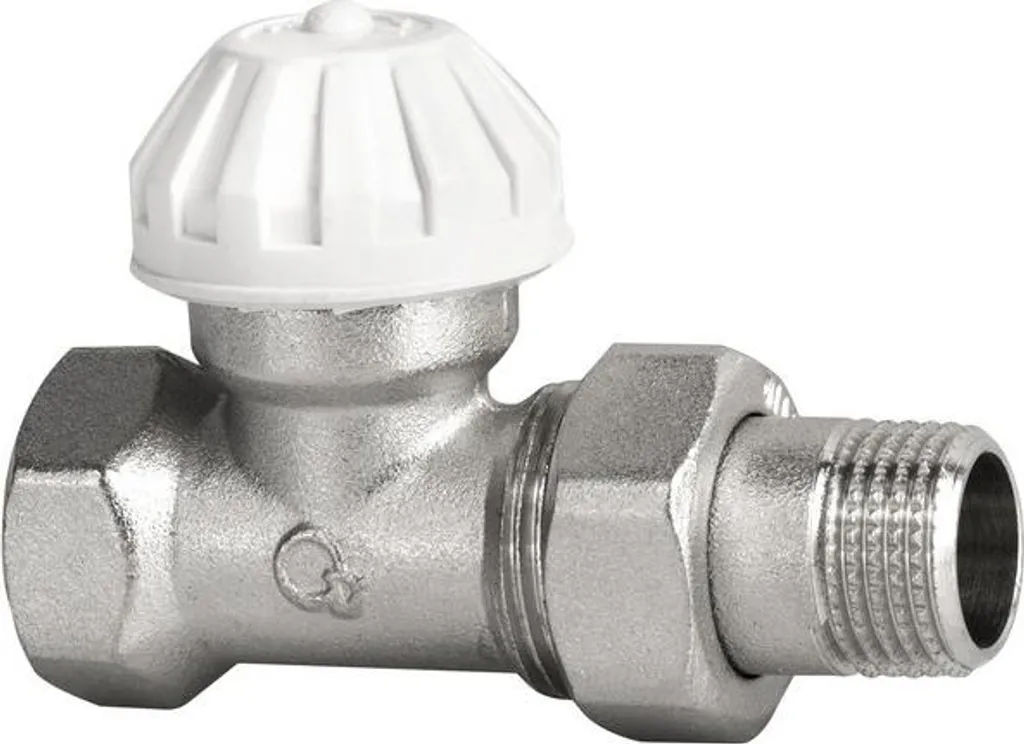 Dzaw Ter.401 Valvola Cromata 1/2' Diritto | Design Radiatori