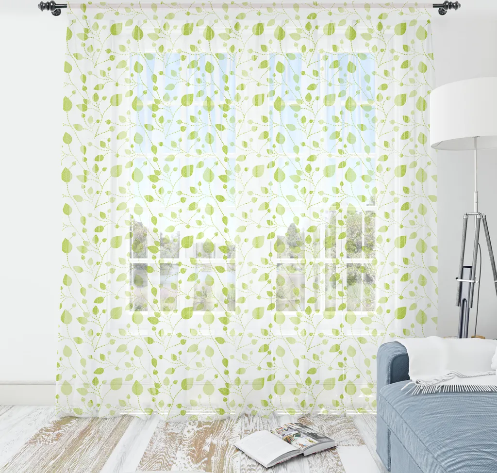 Arazzo Lavabile ABAKUHAUS 135x274 - Decorazione Parete Foglie Verdi