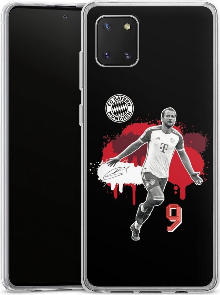 DeinDesign Handyhülle für Samsung Galaxy Note 10 lite Silikon Hülle Case Smartphone Schutzhülle FC Bayern München Offizielles Lizenzprodukt ...