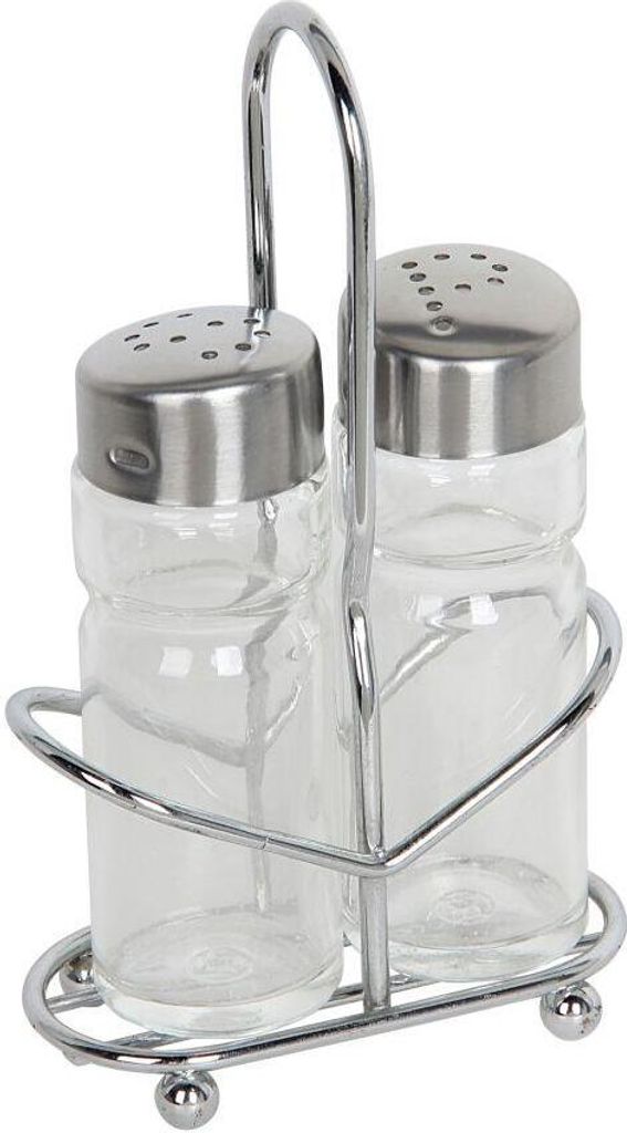 salz- und Pfefferstreuer Glas. mit Ständer Cr Produktbild 