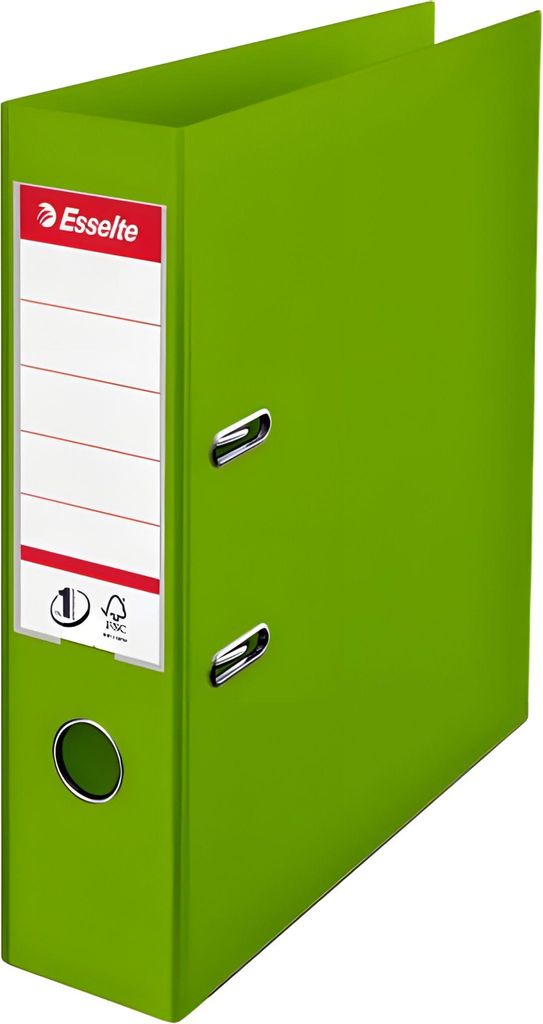 Esselte Plastik Ordner No.1 Power DIN A4 Rückenbreite: 75 mm hellgrün
