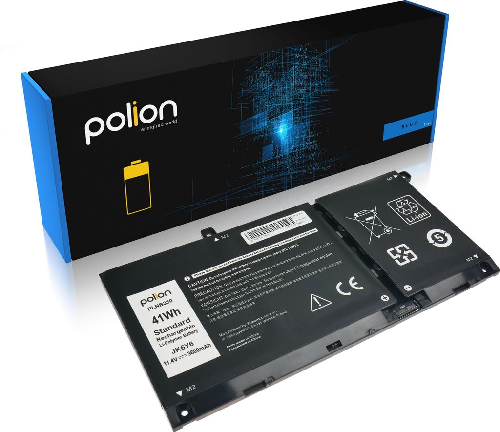 DELL JK6Y6 H5CKD Laptop-Batterie 3600mAh POLION Produktbild 