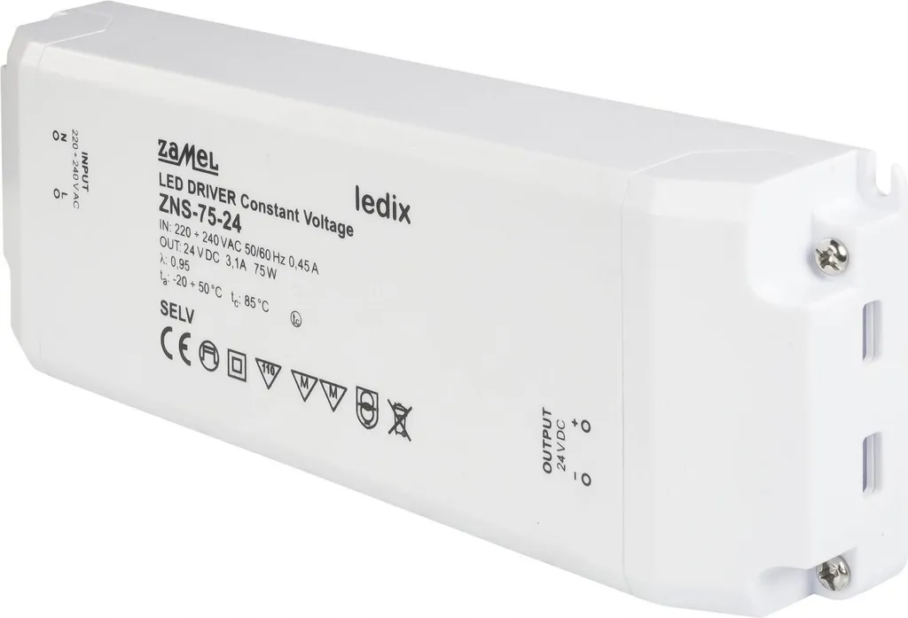 Alimentation 24V DC 75W Ultra Fine ZNS-75-24 Haute Performance