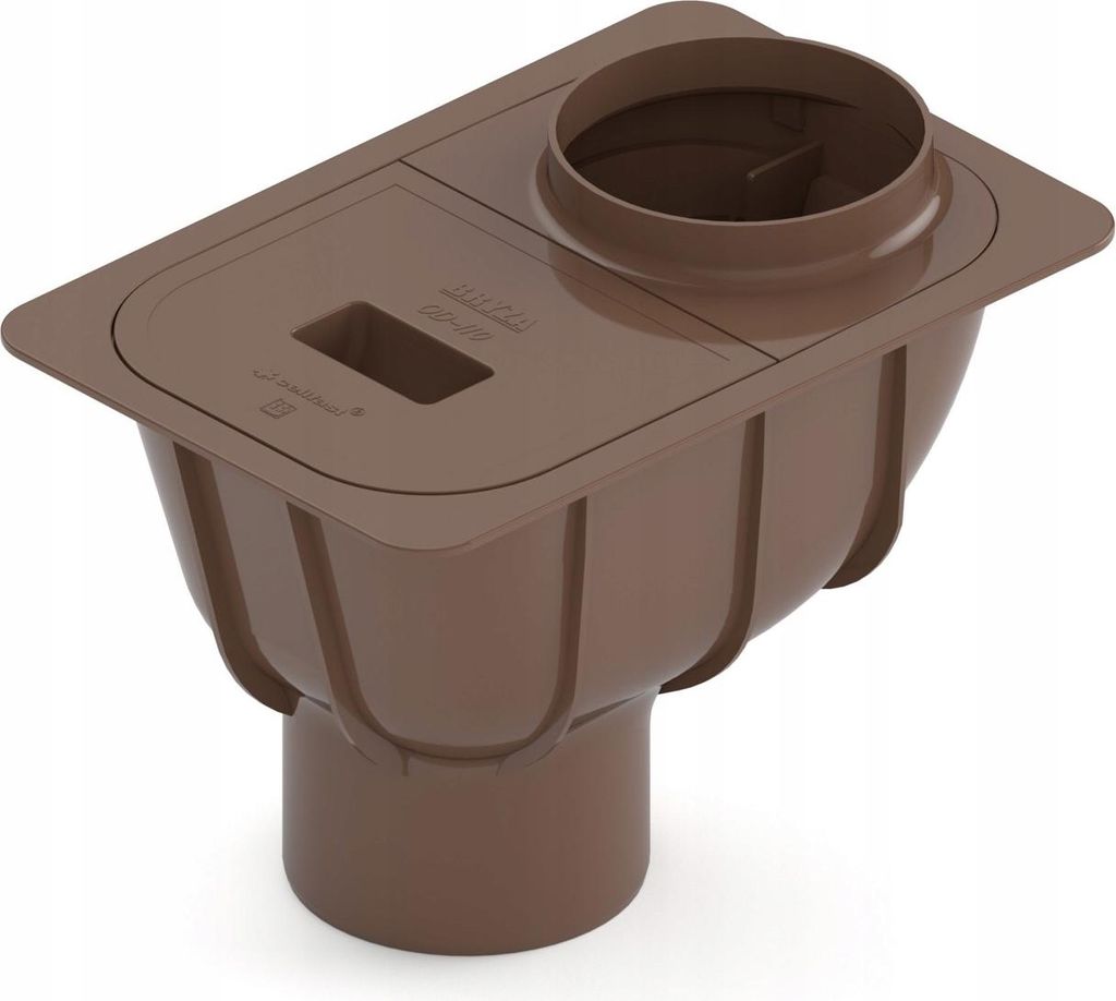 BRYZA | Filtr deszczowy - 110 mm - brązowy - PVC - wysoka Zdjęcie produktu 