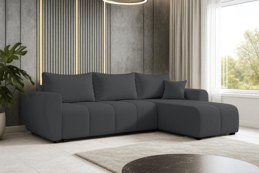 AX LIVING Canapé d'angle avec fonction sommeil Malatya L Image du produit 