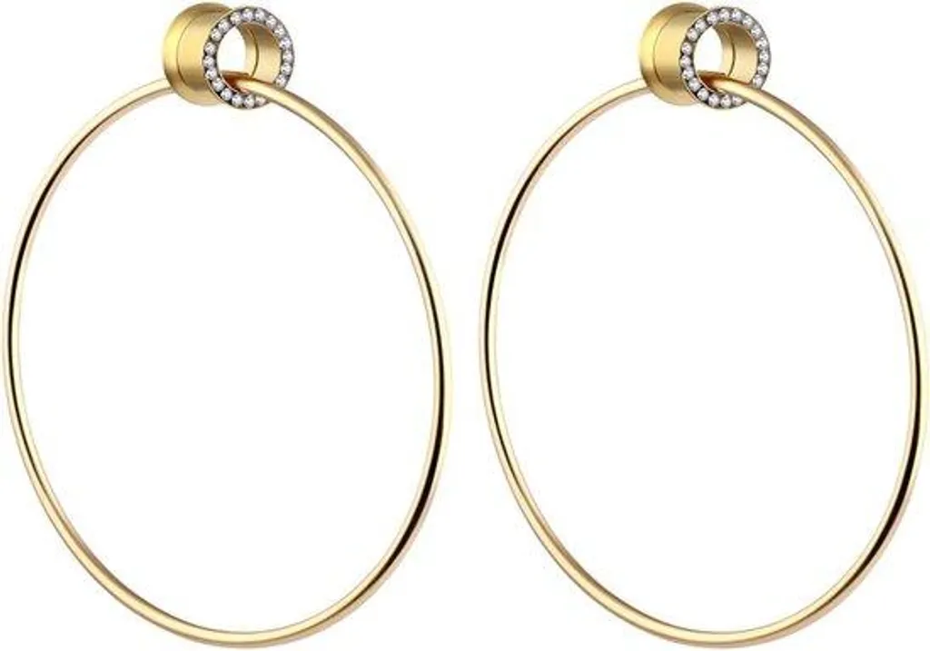Bijoux de Piercing Anneaux et Crochets Dorés en Acier Inox 8-16mm