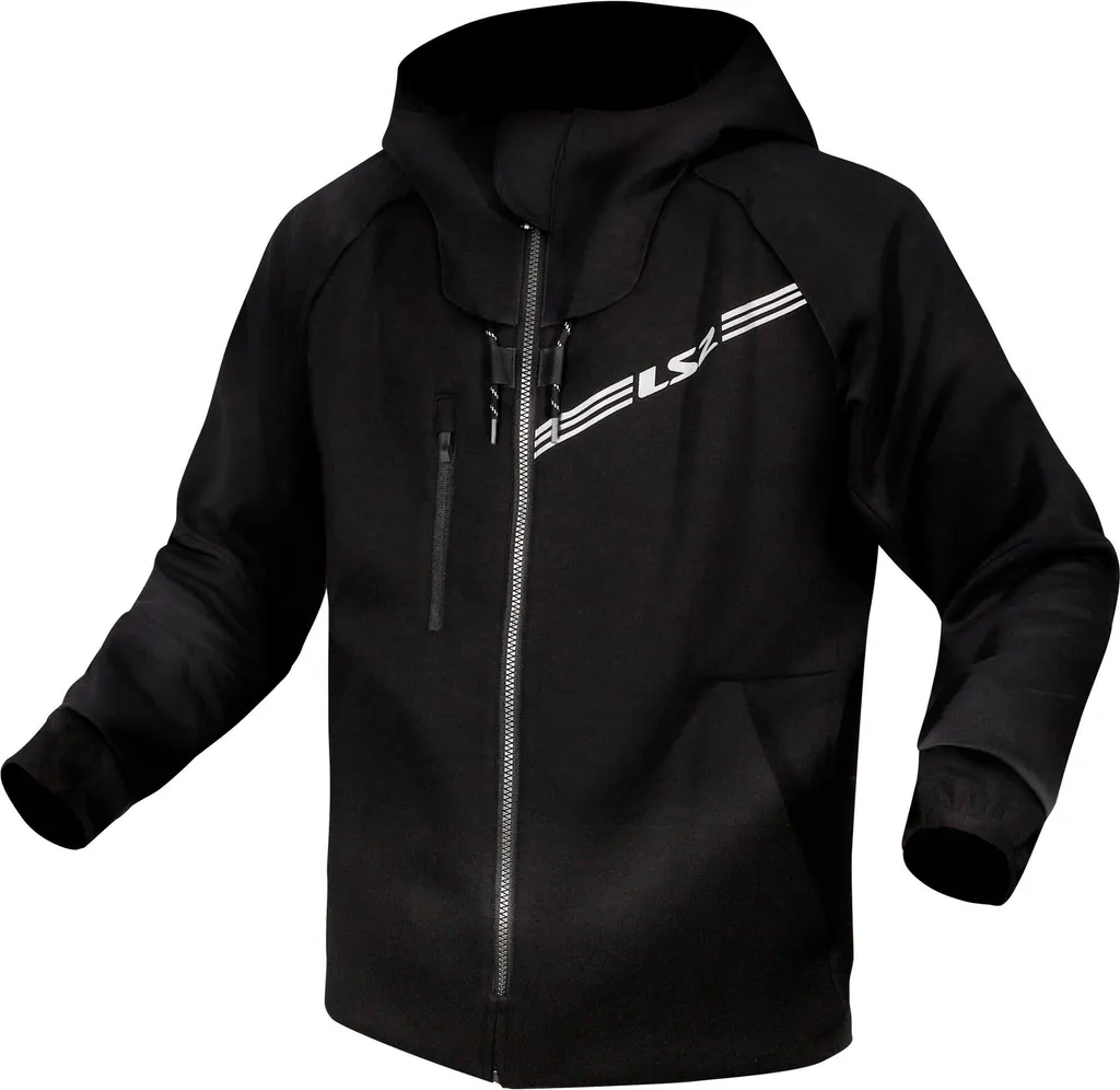 Blouson Moto LS2 Throttle Noir en Maille Tricotée pour Homme Taille M