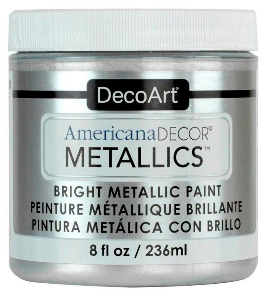 Farba metaliczna Americana Decor Metallics - Sterling Zdjęcie produktu 