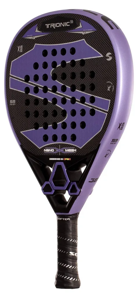 Raquette Softee Trionic Nano Mesh Multicolore - Évitez les Vibrations