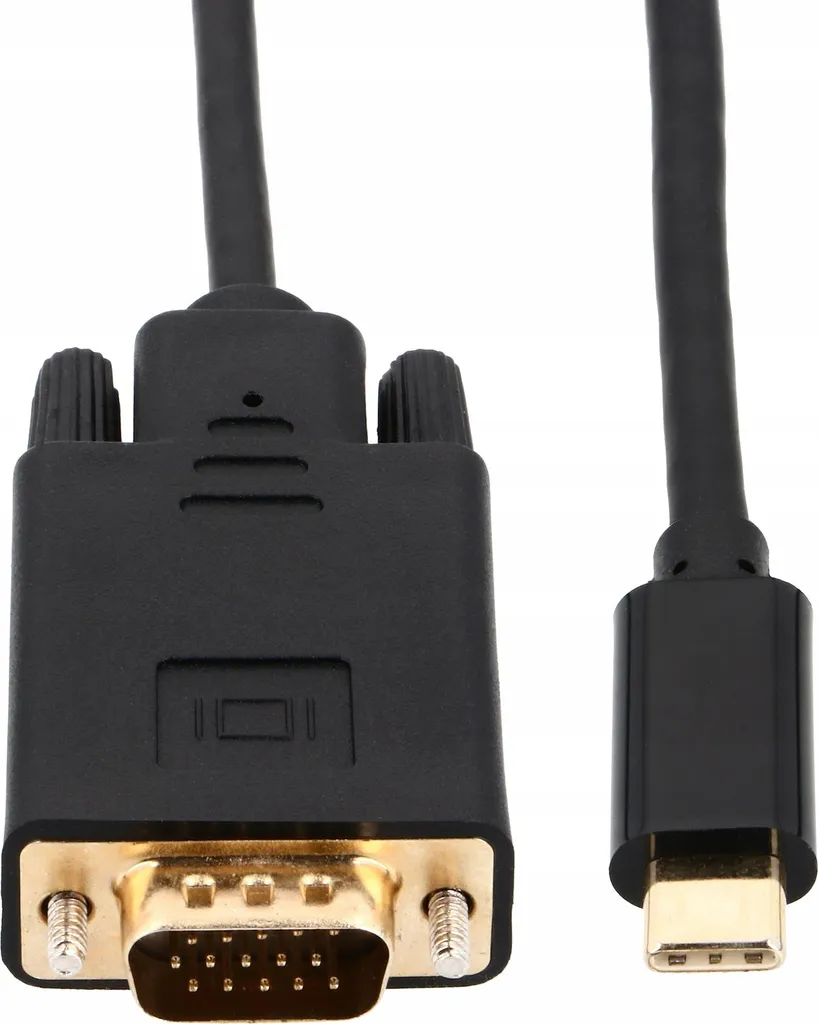 Câble USB-C vers VGA 1,8m Blindé Haute Résolution pour Écran Externe
